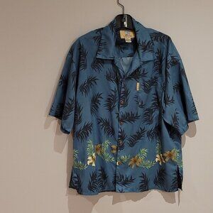 Mens Coconut Pier Casual Hawaiian shirt Size Large